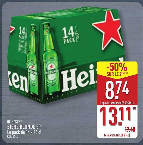 Heineken Bière Blonde 5°