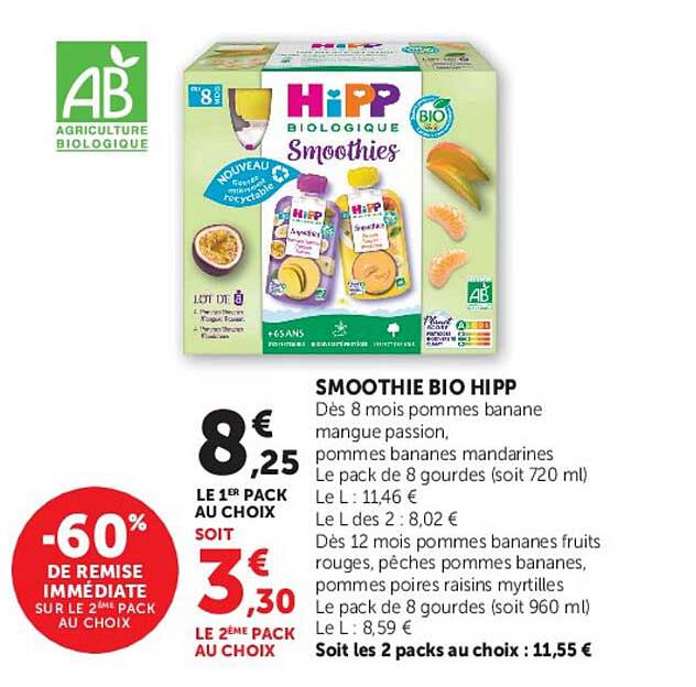 HIPP Biologique Smoothies