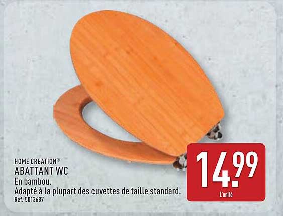 HOME CREATION ABATTANT WC