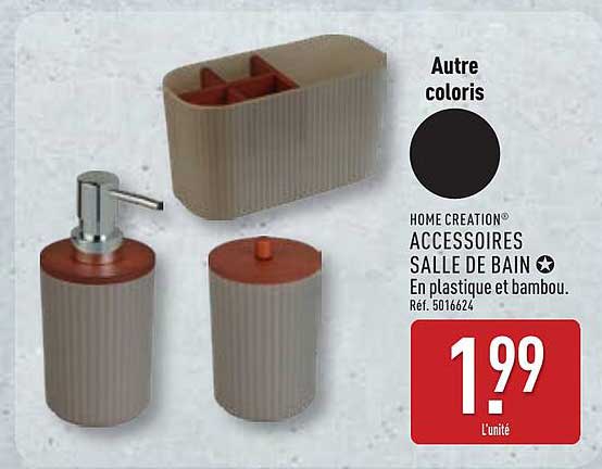 HOME CREATION ACCESSOIRES SALLE DE BAIN