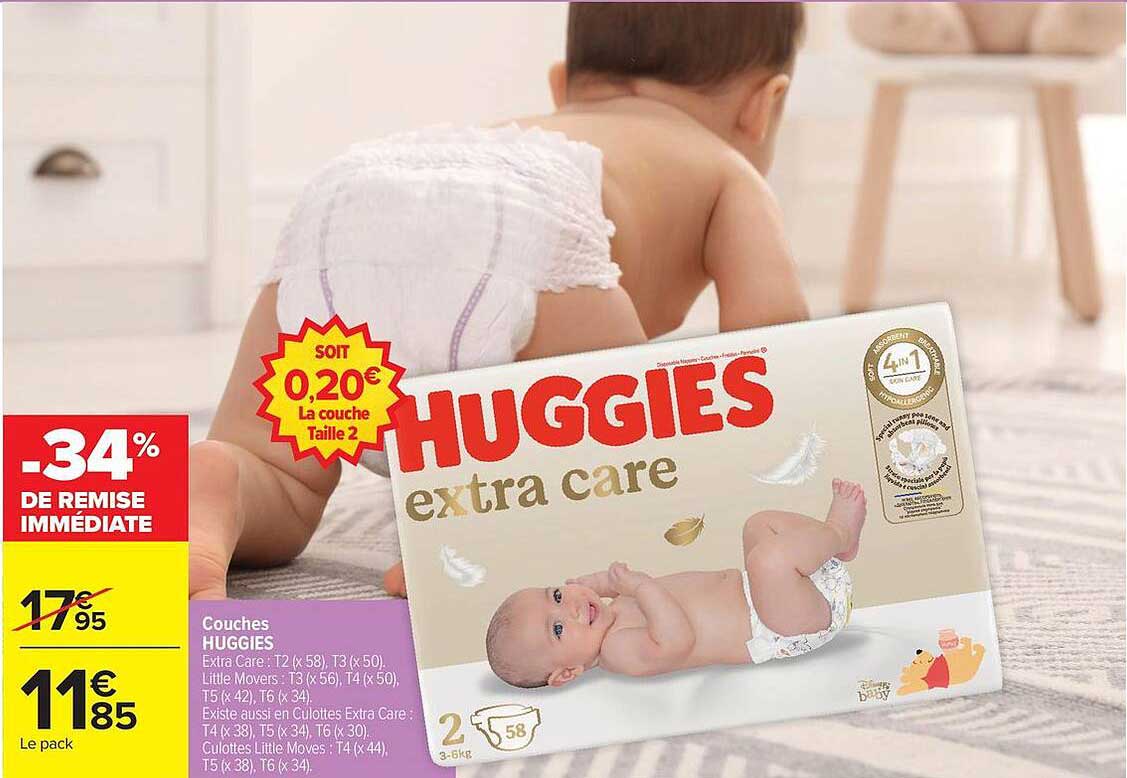 HUGGIES extra care