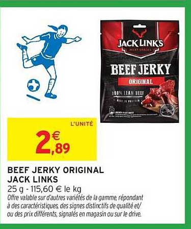 JACK LINK'S BEEF JERKY ORIGINAL