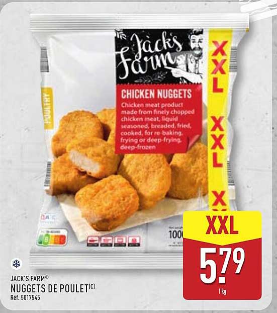 JACK'S FARM NUGGETS DE POULET(C)
