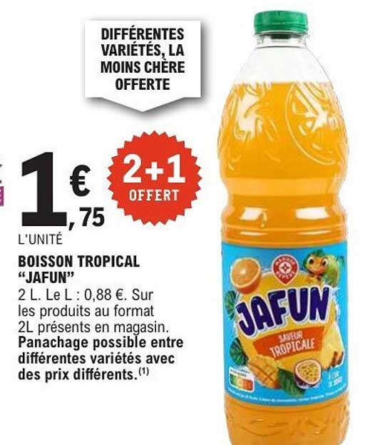 JAFUN BOISSON TROPICAL
