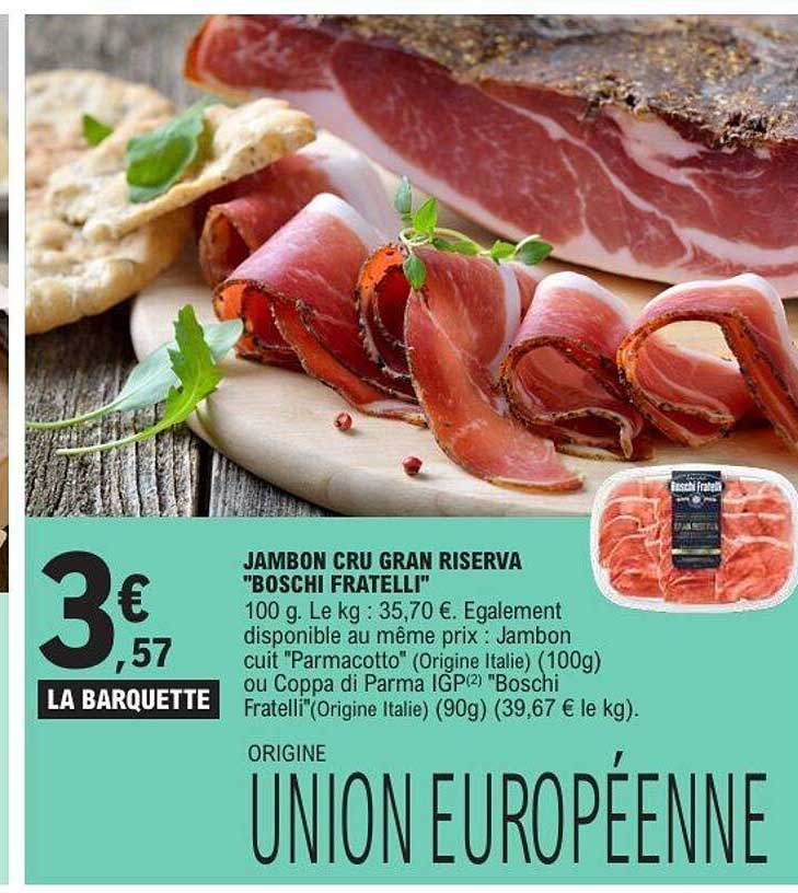 JAMBON CRU GRAN RISERVA "BOSCHI FRATELLI