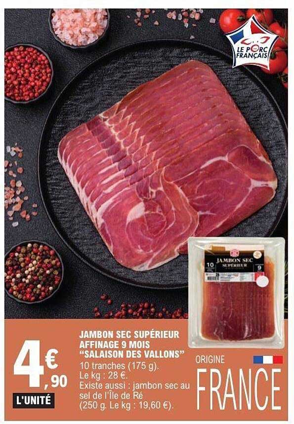 JAMBON SEC SUPÉRIEUR