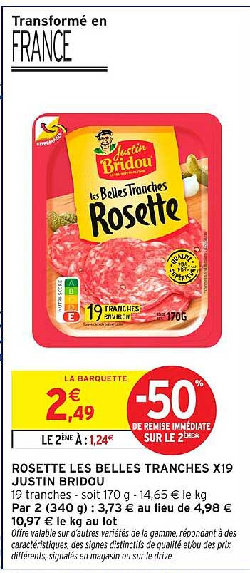 Justin Bridou Rosette