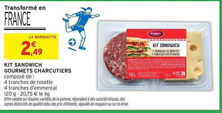 Kit Sandwich Gourmets Charcutiers