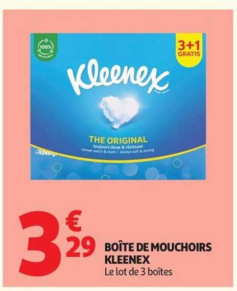 Kleenex Boîte de mouchoirs