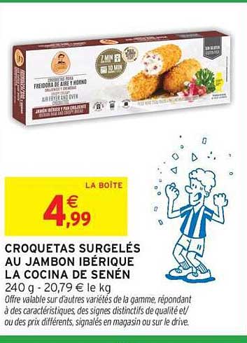 La Boite Croquetas Surgelés Au Jambon Ibérique La Cocina De Senén