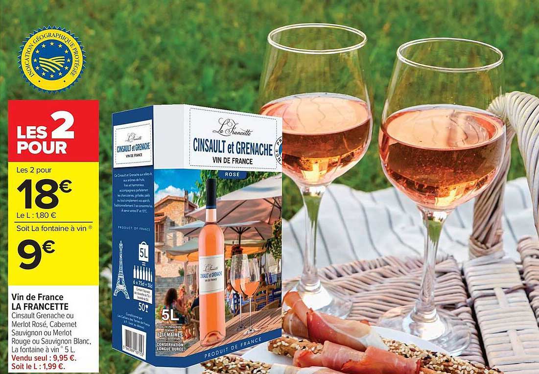 La Francette Cinsault et Grenache