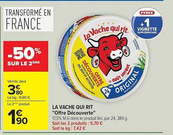 La Vache qui rit Offre Découverte
