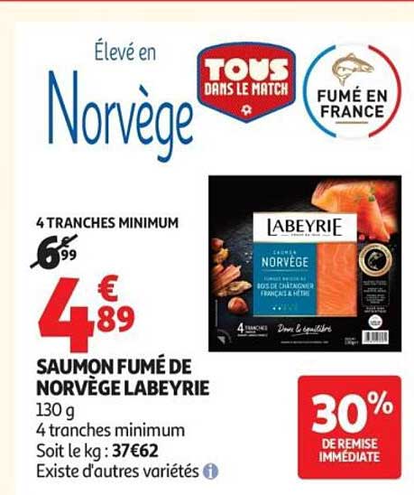 Labeyrie Saumon fumé de Norvège