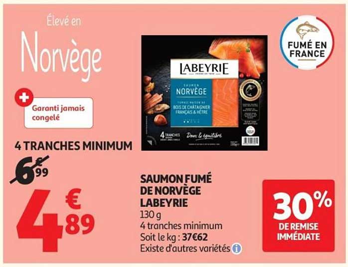 Labeyrie Saumon fumé de Norvège