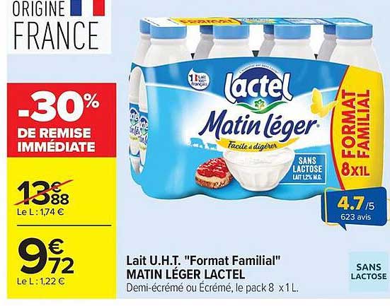 Lactel Matin léger