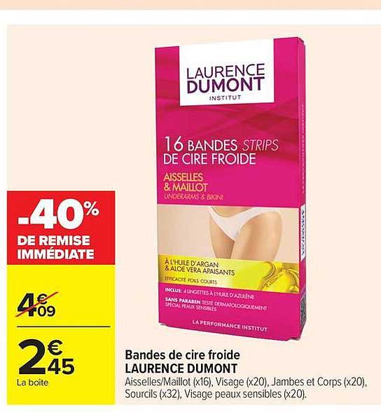 LAURENCE DUMONT Bandes de cire froide