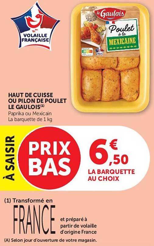 Le Gaulois Poulet à la mexicaine
