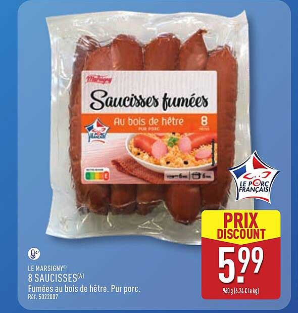 LE MARSIGNY 8 SAUCISSES
