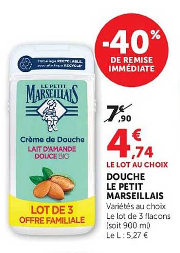 Le Petit Marseillais Crème de Douche