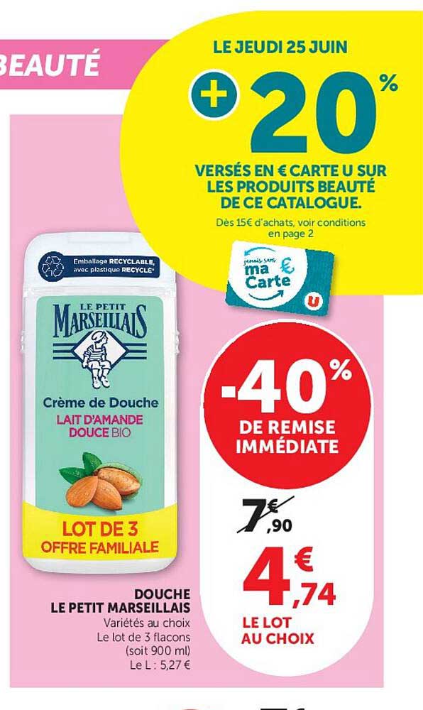 Le Petit Marseillais Crème de Douche
