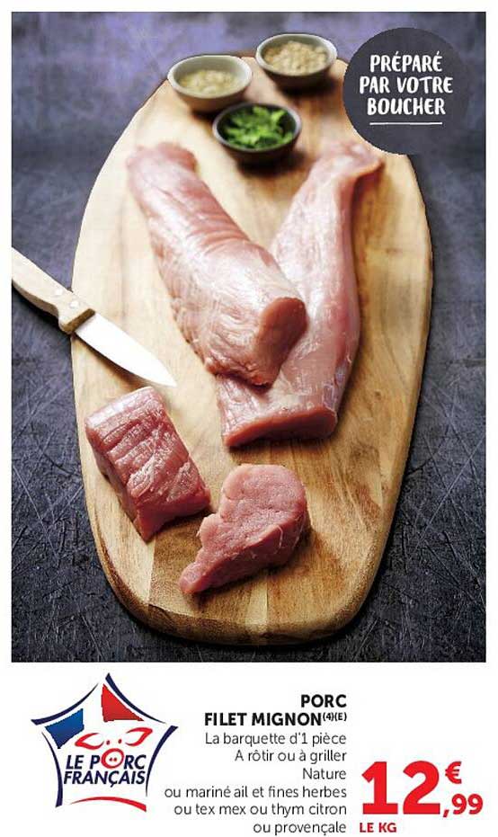 LE PORC FRANCAIS PORC FILET MIGNON