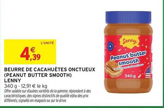 Lenny Peanut butter smooth