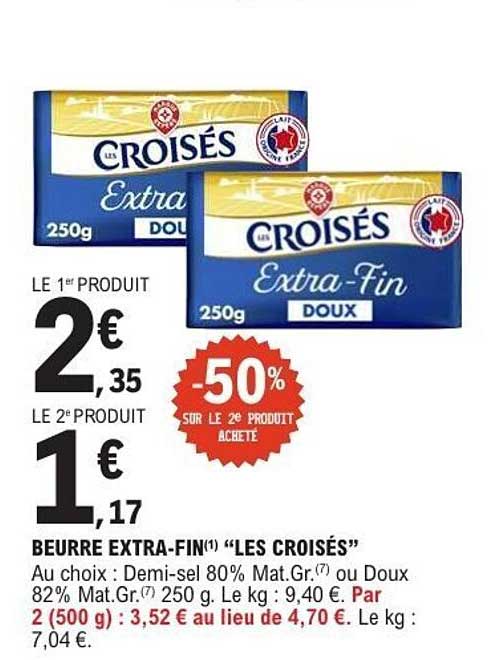 LES CROISÉS Extra-Fin DOUX