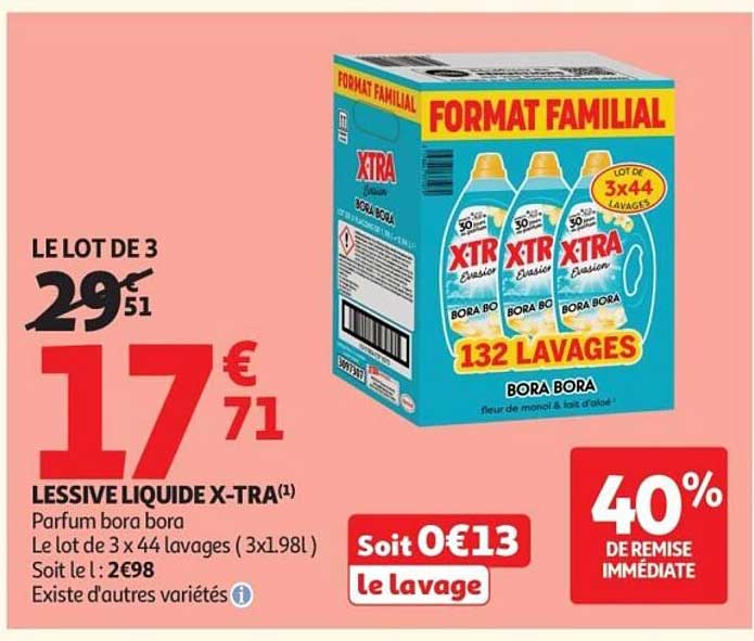 Lessive liquide X-TRA