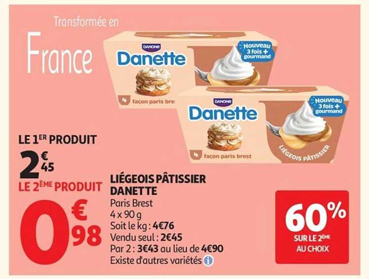 LIÉGEOIS PÂTISSIER DANETTE