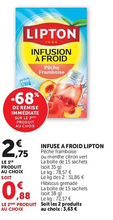 Lipton Infusion à froid