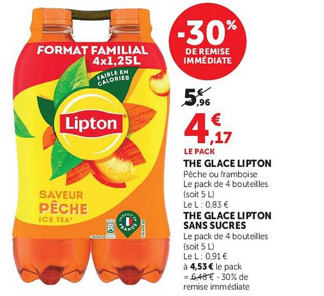 Lipton Saveur Pêche