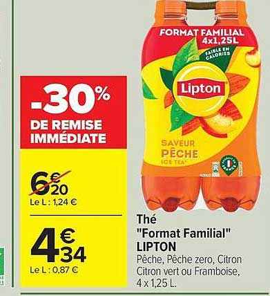 Lipton Thé Format Familial