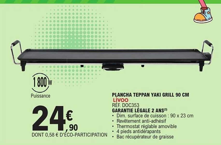 LIVOO PLANCHA TEPPAN YAKI GRILL
