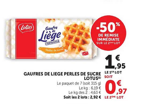 Lotus Gaufre de Liège