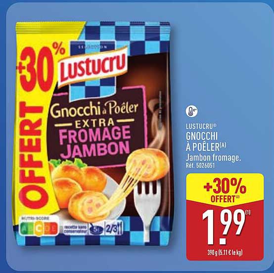 Lustucru Gnocchi à Poêler