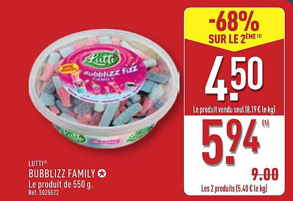 Lutti Bubblizz Family