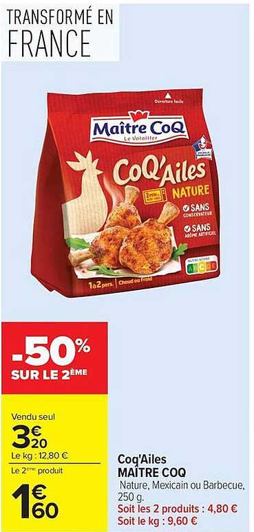 Maître CoQ Coq'Ailes