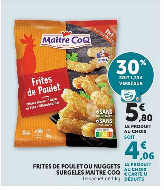 Maître Coq Frites de Poulet
