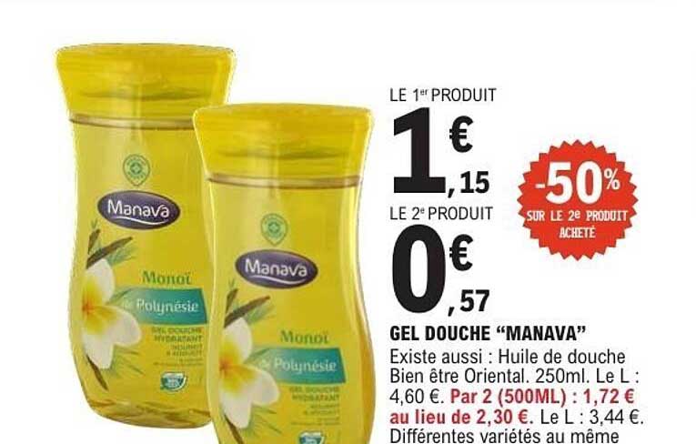 Manava Gel douche
