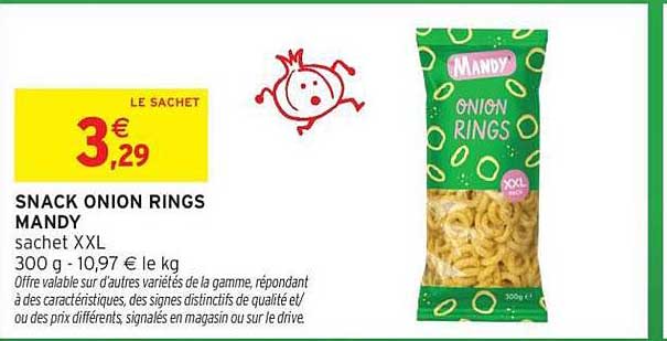 Mandy Snack Onion Rings