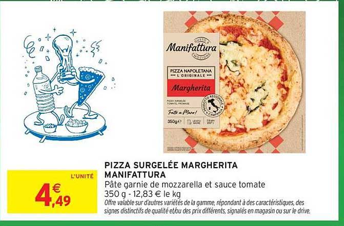 Manifattura PIZZA SURGELÉE MARGHERITA
