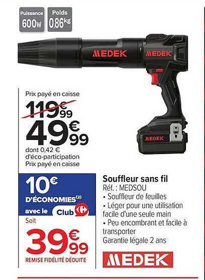 MEDEK Souffleur sans fil