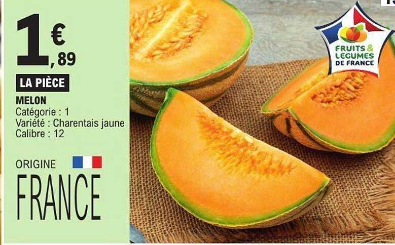 MELON Charentais jaune