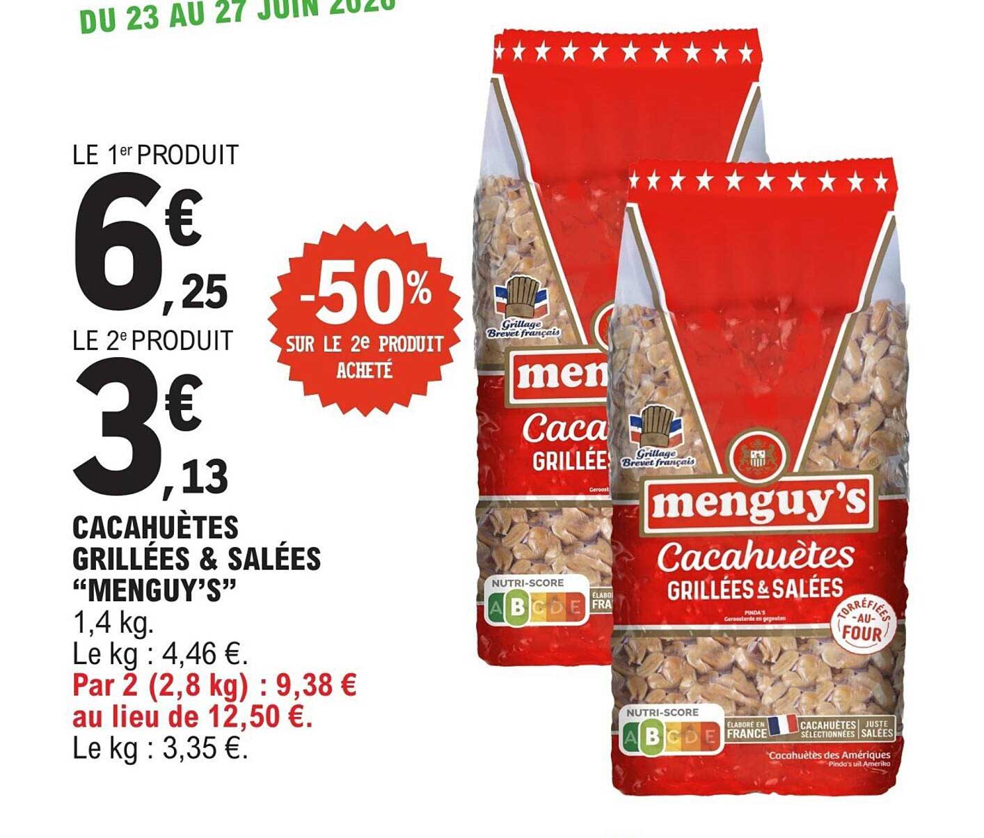 menguy's Cacahuètes grillées & salées