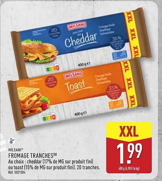 MILSANI Fromage tranches
