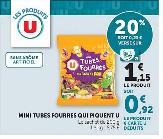 Mini Tubes Fourrés Qui Piquent U