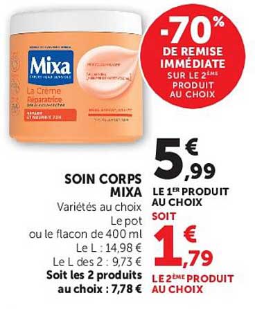 Mixa Soin Corps Mixa
