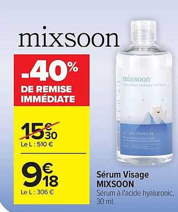mixsoon Sérum Visage