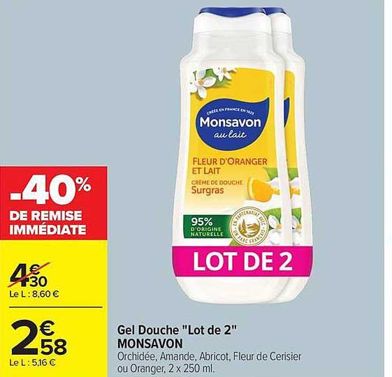 Monsavon au lait