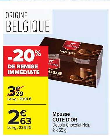 Mousse CÔTE D'OR